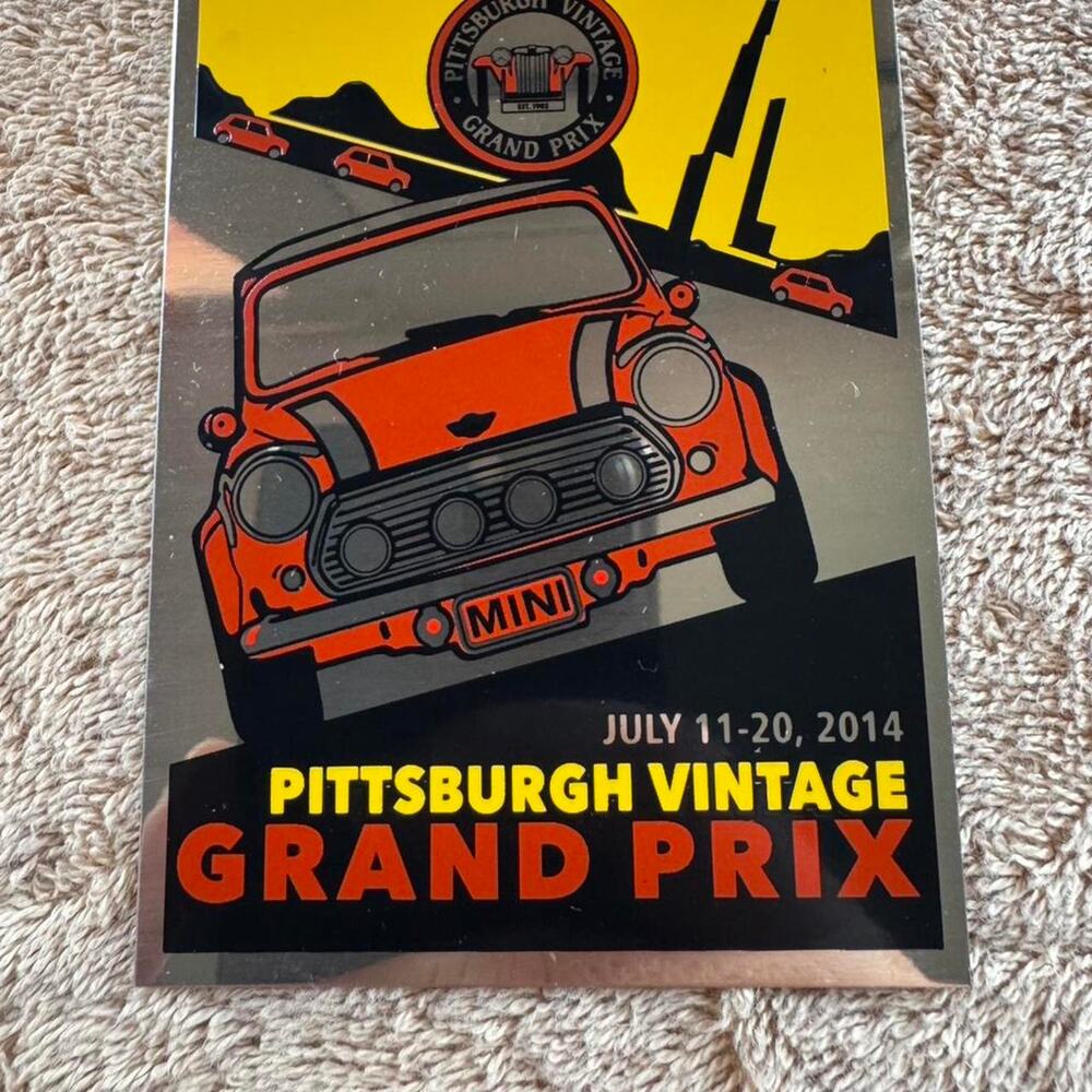 Pittsburgh Vintage Grand Prix July 11-20, 2014 Mini Plaque